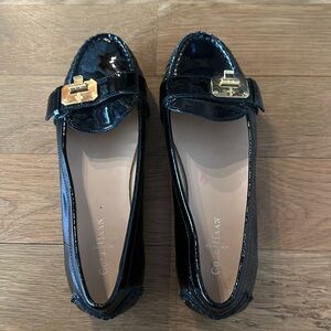 Cole Haan black patent leather loafers
